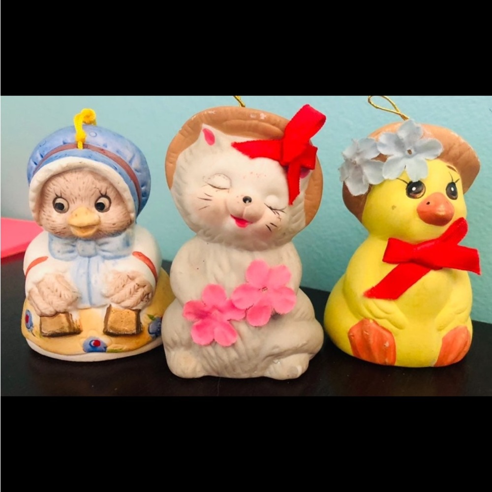 Vintage Giftco Bell ornaments
